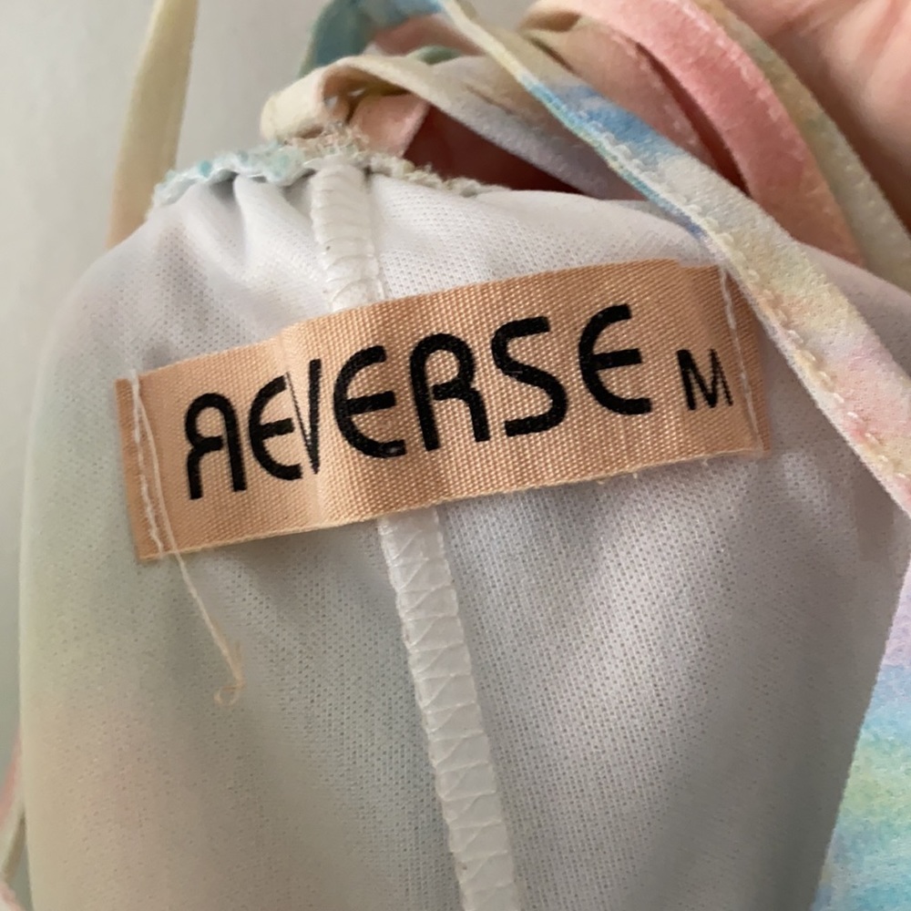 Reverse Pastel Multi Colored Romper - image 5